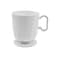 Party Essentials 8Ounce Hard Plastic Coffee Cups 10Count White