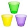Party Essentials Hard Plastic 50 Count Party CupsTumblers 9Ounce Mardi Gras Mix