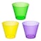 Party Essentials Hard Plastic 50 Count Party CupsTumblers 9Ounce Mardi Gras Mix