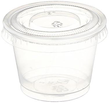 Polar Ice 125 Count Jello Shot Souffle Cups and Lids 1Ounce Translucent