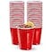 Hanna K. Hanna K Signature Disposable Plastic Party Cups HeavyDuty 18 oz Red Cups 50 Count