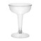 Party Essentials CHAMP41040 Hard Plastic Two Piece 4Ounce Champagne Glasses Clear Champagne Glasses 40 Count Pack of 1