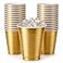 Hanna K. Hanna K Signature Disposable Plastic Party Cups HeavyDuty 18 oz Gold Cups 50 Count