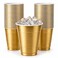 Hanna K. Hanna K Signature Disposable Plastic Party Cups HeavyDuty 18 oz Gold Cups 50 Count