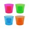 Party Essentials Hard Plastic 4Ounce Bomber Cups Assorted Neon 12Count