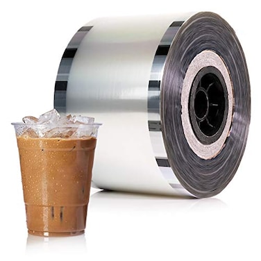 WYZworks Cup Sealer Film Clear Seals 3275 cups per roll 90mm105mm Bubble Boba Milk Tea Lid Sealing Film for PP Plastic Cups