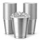 Hanna K. Silver Solid Color Premium Heavy Weight Plastic Cup 18 Oz 50 Count Elegant Durable Perfect for Parties Weddings Everyday Use