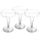 Party Essentials Hard Plastic Two Piece 4Ounce Champagne Glasses Clear 150Count Glasses