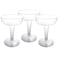 Party Essentials Hard Plastic Two Piece 4Ounce Champagne Glasses Clear 150Count Glasses