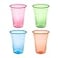 Party Essentials Soft Plastic 12Ounce Party CupsTumblers 40Count Assorted Neon