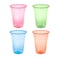 Party Essentials Soft Plastic 12Ounce Party CupsTumblers 40Count Assorted Neon