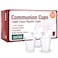 Concordia Supply Communion Cups 138 Recyclable Hard Plastic Cups wSmooth Edges Fits Standard Holy Communion Trays for Church Services Fellowship Santa Cena 1000 Count