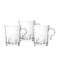 Party Essentials 10 Count Hard Plastic Swirled CoffeePunch Bowl Cups 8 oz Clear