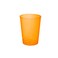 Party Essentials Hard Plastic 10Ounce Party Cups and Tall Tumblers Neon Orange 25Count