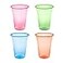 Party Essentials Soft Plastic 12Ounce Party CupsTumblers 20Count Assorted Neon