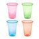 Party Essentials Soft Plastic 12Ounce Party CupsTumblers 20Count Assorted Neon