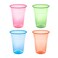 Party Essentials Soft Plastic 12Ounce Party CupsTumblers 20Count Assorted Neon