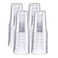 GUSTO 16 oz 100 Pack Crystal PET Clear Plastic Cups for Party Ideal for Cold Beverages Smoothies and PartiesFormerly Comfy Package