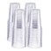 GUSTO 16 oz 100 Pack Crystal PET Clear Plastic Cups for Party Ideal for Cold Beverages Smoothies and PartiesFormerly Comfy Package