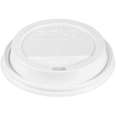 SOLO TLP3160007 White Traveler Lid for SSP and Bare Paper Hot Cup 2 Packs of 100 200 Lids Total