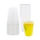 Restaurantware Flexi Grip 16 Ounce Disposable Cups 500 Flexible Drinking Cups Stackable Dishwashable Frosted Plastic Party Cups Serve Cold Drinks For Restaurants Offices or Events