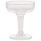 Hanna K. Elegant Clear Deluxe Plastic Champagne Cups 4oz Packs of 20 Durable Stylish Perfect for Weddings Parties and Special Events
