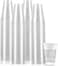 TashiBox 12 oz clear plastic cups Disposable cold drink party cups 200