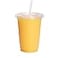 GUSTO Clear Plastic Cups with Flat Lids 10 oz 100 Count Disposable Iced Coffee Cups with Lids PET Plastic Cold Cups for Smoothies Juices ToGo Drinks Formerly Comfy Package