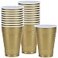 Party Dimensions Gold Solid Color Plastic Party Cup 12 Oz 20 Count Premium Quality and Durable Perfect for Any Celebration