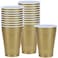 Party Dimensions Gold Solid Color Plastic Party Cup 12 Oz 20 Count Premium Quality and Durable Perfect for Any Celebration
