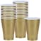 Party Dimensions Gold Solid Color Plastic Party Cup 12 Oz 20 Count Premium Quality and Durable Perfect for Any Celebration