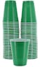 Amcrate Disposable Cups Green 18Ounce Plastic Party Cups Strong and Sturdy for Wedding Christmas Halloween 50 Pack