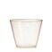 Munfix 100 Glitter Plastic Cups 9 Oz Clear Plastic Cups Old Fashioned Tumblers Gold Glitter Cups Disposable Wedding Cups Party Cups