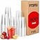 Framo Clear Plastic Cups 7 oz 300 Count Disposable Drinkware Portion for Party Shot Tasting Kids Juice Water Iced Tea Coffee Stackable Easy Separate Clean Look Handy for Mixing Paint Value Pack