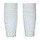Geeklife Light Blue Gold Dots Paper CupsSparkly Gold Foil Disposable Paper Cups 9oz for WeddingPartyCocktail and Anniversary Dinner
