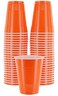 Amcrate Disposable Cups Orange 18Ounce Plastic Party Cups Strong and Sturdy for Wedding Christmas Halloween 50 Pack