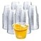 Prestee 200Pack 9oz Clear Plastic Cups Durable Disposable Plastic Wine Glasses for Party Weddings and Catering Small Drinking Glasses for Cocktails and Beverages HeavyDuty Fruit Punch Cups
