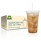 SafeWare Clear Disposable Plastic Cups 20oz with Flat Lids and Straws Togo Disposable Iced Coffee Cups Ideal for Party Outdoor Picnic BBQ House Party Restaurant Quality 100 Sets
