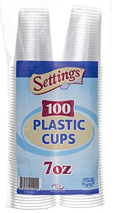 Settings 300 Count 7 Oz Cups Clear Disposable Plastic Drinking Cups Great For Juice Water Soda Beer Use At Party Home Office Picnic BBQ Or Event 3 Pack