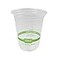 World Centric Compostable Cups 12 oz Clear Cold Cups Made from Plants 200 Pack