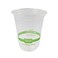 World Centric Compostable Cups 12 oz Clear Cold Cups Made from Plants 200 Pack