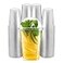 Green Direct 16 oz Clear Plastic Disposable Drinking Cups With Lids for Ice coffee Bubble Boba Tea Cold Drinks Smoothie Pack of 100