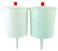 Westmon Works Communion Cup Filler 5 Inch Plastic Push Button Dispenser for Individual Cups Handheld Tool for Fast MessFree Church Prep Set of 2