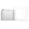 Oasis Creations Clear Square Plates Set 9 50 Count Premium Hard Clear Plastic Disposable and Reusable Dinner Salad Party Plate Set Weddings Parties Events More