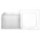 Oasis Creations Clear Square Plates Set 9 50 Count Premium Hard Clear Plastic Disposable and Reusable Dinner Salad Party Plate Set Weddings Parties Events More