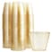 WDF 200pcs 9OZ Gold CupsDisposable Premium Wedding Gold Glitter Plastic Cups for Party Baby Shower Wedding Spring