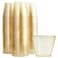 WDF 200pcs 9OZ Gold CupsDisposable Premium Wedding Gold Glitter Plastic Cups for Party Baby Shower Wedding Spring
