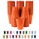 Party Solids Exquisite 12 Oz Orange Plastic Cups For Party Supplies 50 Pack Orange Disposable Cups Plastic Disposable Drinkware For Parties Events Everyday