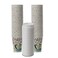 Dixie PerfecTouch WiseSize Coffee Design Insulated Paper Cup 12oz Cups and Lids Bundle 12 oz 50 Cups 50 Lids