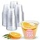Prestee 250Pack 9oz Clear Plastic Cups Durable Disposable Plastic Wine Glasses for Party Weddings and Catering Small Drinking Glasses for Cocktails and Beverages HeavyDuty Fruit Punch Cups